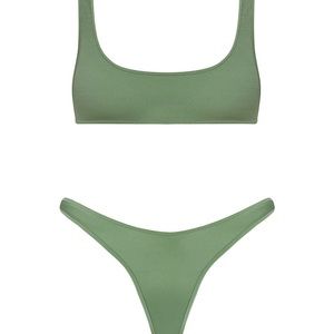 Green Triangl Bikini
